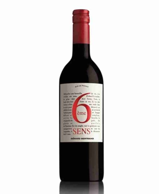 6eme sens rouge gerard bertrand shelved wine