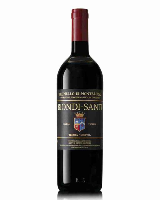 brunello di montalcino docg biondi santi shelved wine