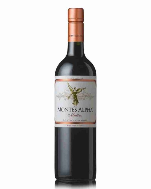 malbec colchagua montes alpha shelved wine