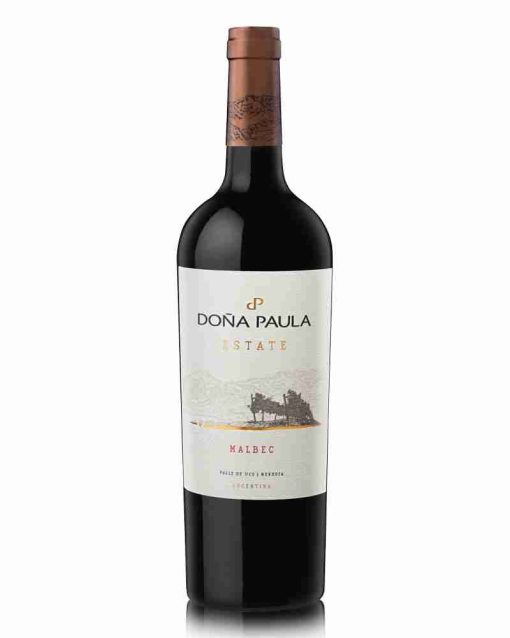malbec estate dona paula shelved wine