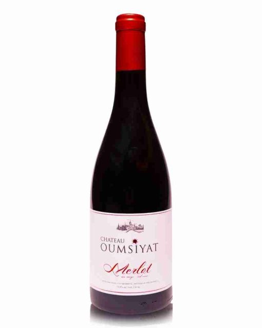 merlot chateau oumsiyat shelved wine 1