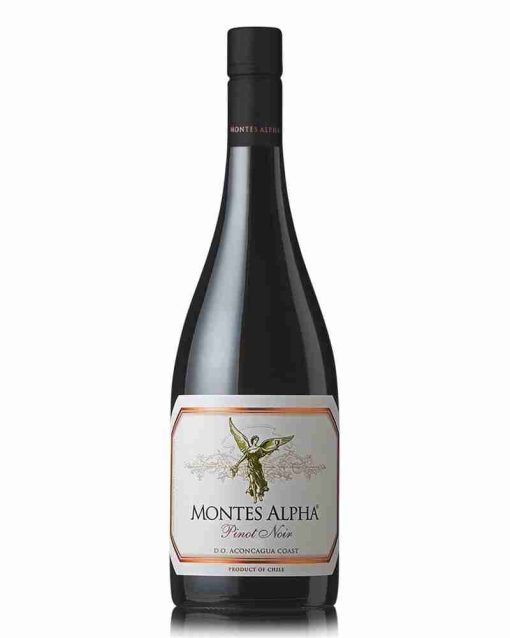 pinot noir aconcagua montes alpha shelved wine