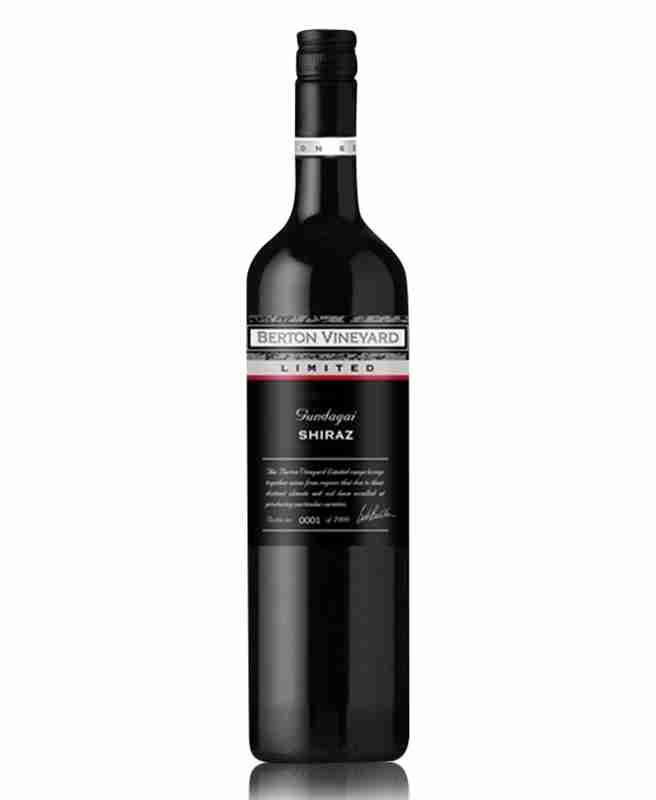 Shiraz Gundagai, Berton Vineyard, red wine