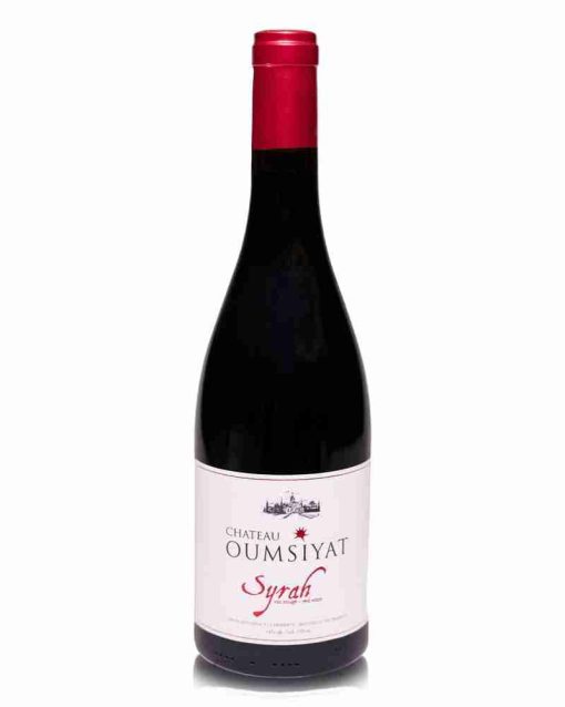 syrah chateau oumsiyat shelved wine 1