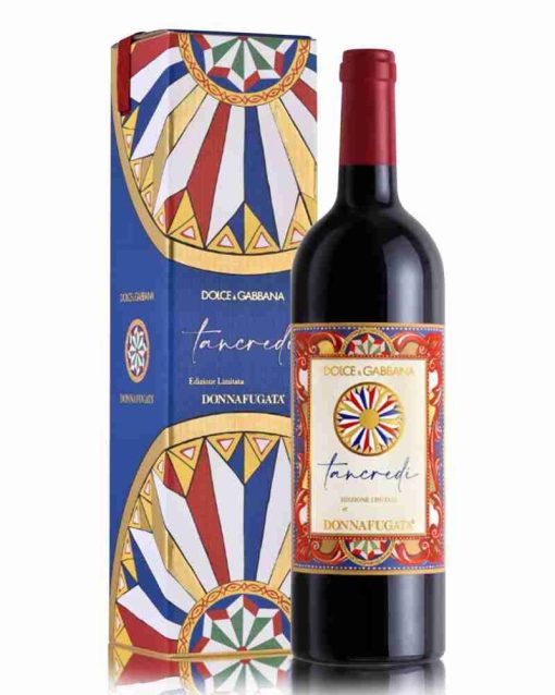 tancredi dolce e gabbana limited edition donnafugata shelved wine