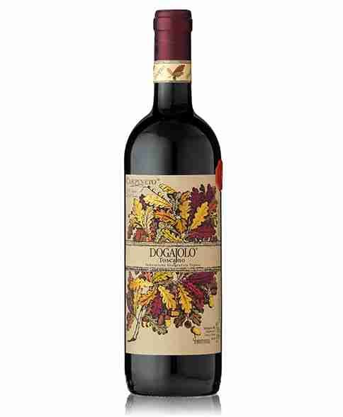 toscana rosso dogajolo carpineto shelved wine